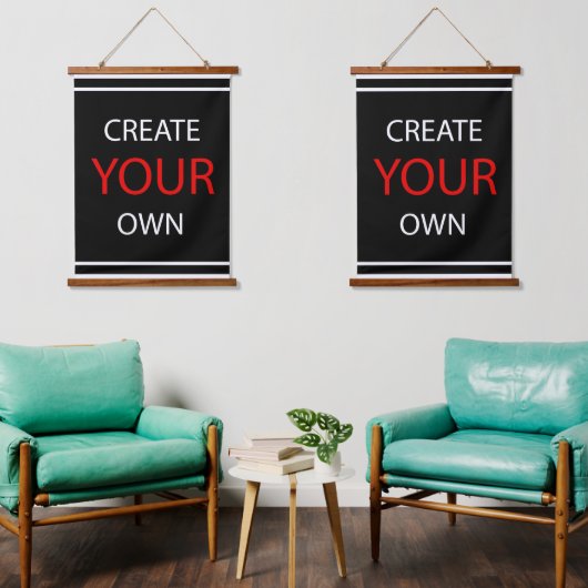 Creëer Uw eigen systeem - persoonlijke set / portr Hangend Wandkleed (Woonkamer)