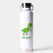 Creëer Uw eigen T-rex Dinosaur-naam Waterfles (Achterkant)