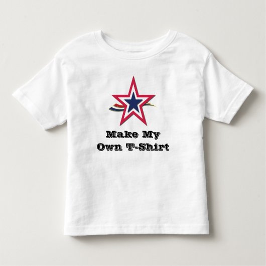 Creëer Uw eigen T-shirt: Aangepaste T-Shirten voor Kinder Shirts (Voorkant)