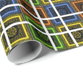 Creëer Uw eigen Tartanplein in een doos Cadeaupapier (Rol Hoek)