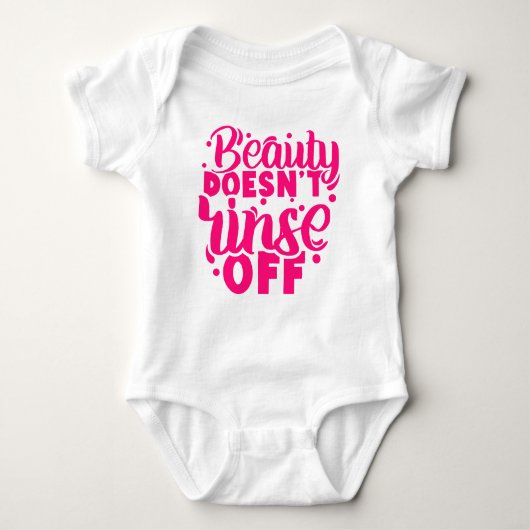 Creëer uw eigen tekst en ontwerp:-) baby romper (Voorkant)