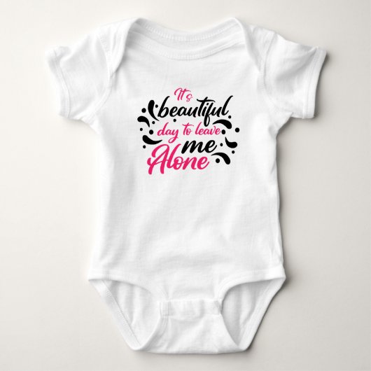 Creëer uw eigen tekst en ontwerp:-) baby romper (Voorkant)