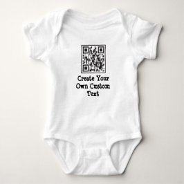 Creëer uw eigen tekst met QR-code Romper