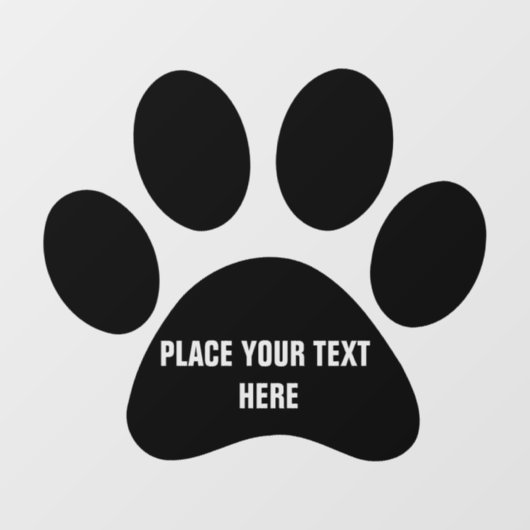 Creëer Uw eigen tekst van het Bericht van de Druk Raamsticker (Vel)