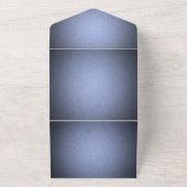 Creëer Uw eigen textielproduct - Blauw All In One Uitnodiging (Buitenkant)