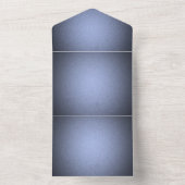 Creëer Uw eigen textielproduct - Blauw All In One Uitnodiging (Binnen)