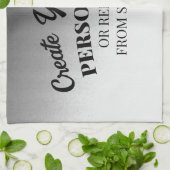 Creëer Uw eigen Theedoek (Gevouwen)