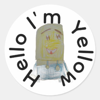 Creëer Uw eigen ticker Ronde Sticker