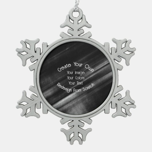 Creëer Uw eigen Tin Sneeuwvlok Ornament (Voorkant)