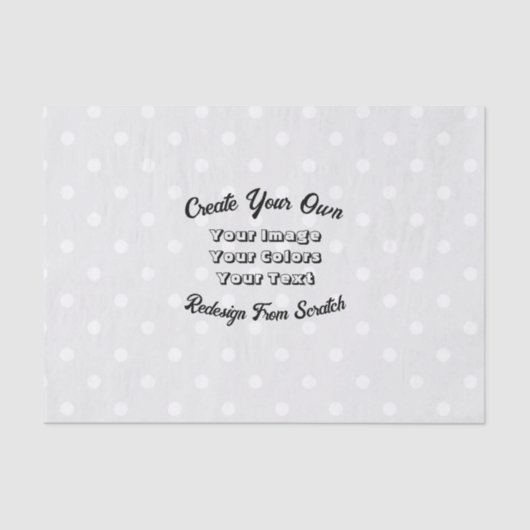 Creëer Uw eigen Tissuepapier (Voorkant)