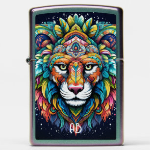 Creëer Uw eigen Tribal Boho Lion Totem Dier