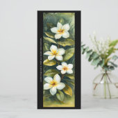 Creëer Uw eigen Tropische Frangipani Bladwijzer Ka (Staand voorkant)