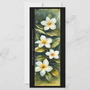 Creëer Uw eigen Tropische Frangipani Bladwijzer Ka