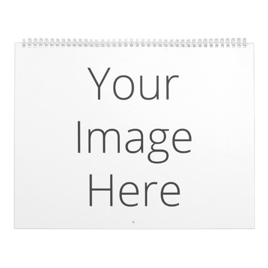 Creëer Uw eigen twee pagina's, groot, wit kalender (Hoes)