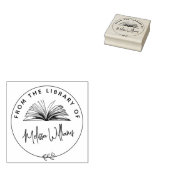 Creëer uw eigen 'Uit de Bibliotheek van' Bookplate Rubberstempel (Gestempeld)