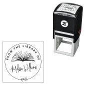 Creëer uw eigen 'Uit de Bibliotheek van' Bookplate Zelfinktende Stempel (In situ)