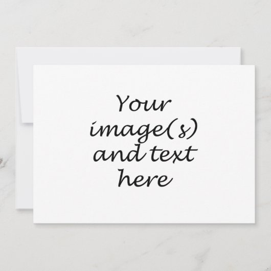 Creëer Uw eigen uitnodiging (Voorkant)