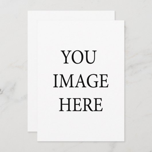 Creëer Uw eigen uitnodiging Informatiekaartje (Voorkant / Achterkant)