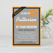 Creëer Uw Eigen Uitnodiging van de Klasse van de R (Staand voorkant)