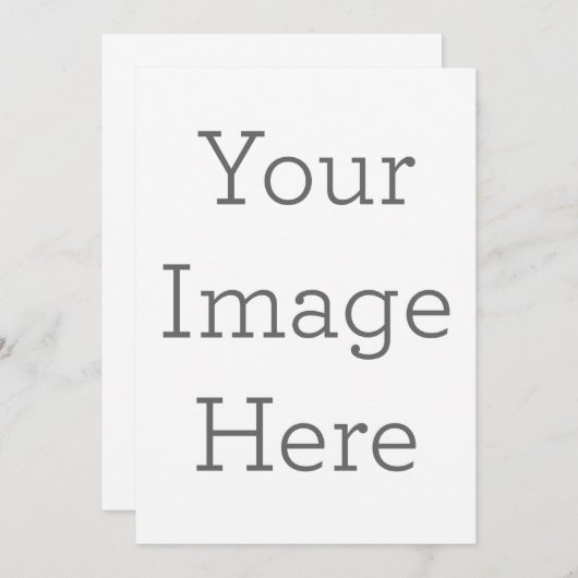 Creëer Uw eigen uitnodiging voor 5x7 (Voorkant / Achterkant)