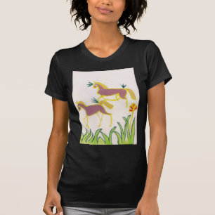 Creëer Uw eigen Unicorn Flora Power Cute Aesthetic T-shirt