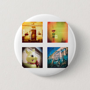 Creëer uw eigen unieke en originele instagram ronde button 5,7 cm