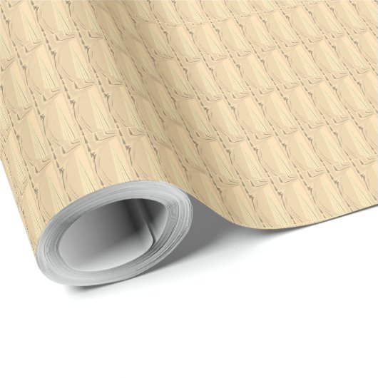 Creëer uw eigen unieke natuurlijke aangepaste hout cadeaupapier (Rol Hoek)