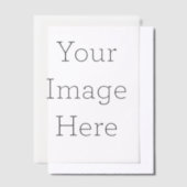 Gepersonaliseerde 12,7x17,8 Enkel Vellum Overlay (Offset)