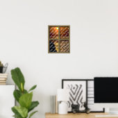 Creëer uw eigen venster met licht bruin Lijst Poster (Thuiskantoor)