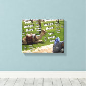 Creëer Uw eigen verbazingwekkende Sjabloon van het Canvas Afdruk (Insitu (Houten vloer))