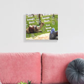 Creëer Uw eigen verbazingwekkende Sjabloon van het Canvas Afdruk (Insitu (Woonkamer))