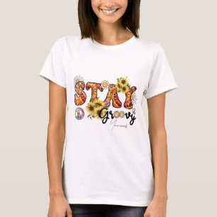 Creëer Uw eigen verblijf Groovy Tie Dye T-shirt