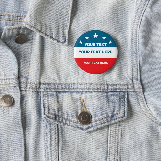 Creëer Uw eigen verkiezing Ronde Button 5,7 Cm (In situ)