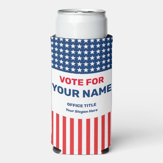 Creëer Uw eigen verkiezingscampagne Gear Cooler (Seltzer Voorkant)