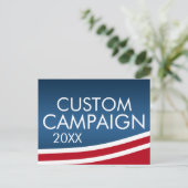 Creëer Uw eigen verkiezingsontwerp Briefkaart (Staand voorkant)