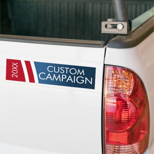 Creëer Uw eigen verkiezingsontwerp Bumpersticker (Op Truck)