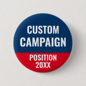 Creëer Uw eigen verkiezingsontwerp campagne Button (Voorkant)