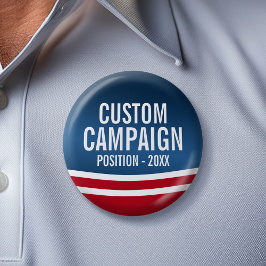 Creëer uw eigen verkiezingsontwerp - modern ontwer ronde button 5,7 cm