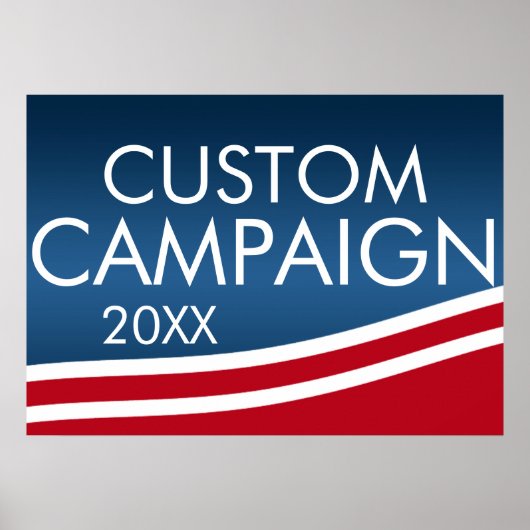 Creëer Uw eigen verkiezingsontwerp Poster (Voorkant)