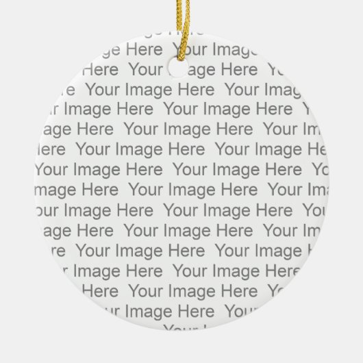 Creëer Uw eigen versiering Keramisch Ornament (Voorkant)