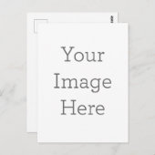 Creëer Uw eigen verticaal Briefkaart (Voorkant / Achterkant)