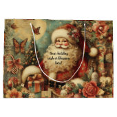 Creëer uw eigen Victoriaans kerstboterbloem Groot Cadeauzakje (Achterkant)