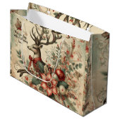 Creëer uw eigen Victoriaans kersthert Groot Cadeauzakje (Voorkant Gekanteld)