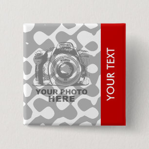 Creëer Uw eigen vierkant Button verticaal