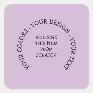 Creëer Uw eigen Vierkante Sticker