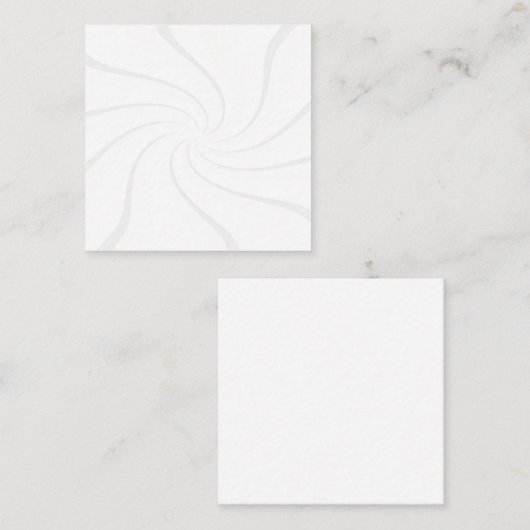 Creëer Uw eigen Vierkante Visitekaartje (Voorkant / Achterkant)