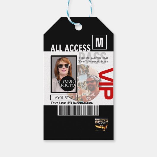 Creëer uw eigen VIP pas 8 manieren aan om het aan Cadeaulabel (Voorkant)