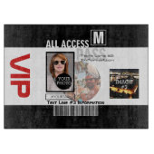 Creëer uw eigen VIP pas 8 manieren aan Personeel Snijplank (Voorkant)