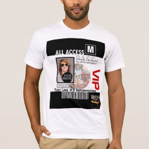 Creëer uw eigen VIP pas 8 manieren aan Personeel T-shirt