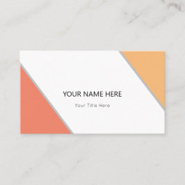 Creëer Uw eigen Visitekaartje